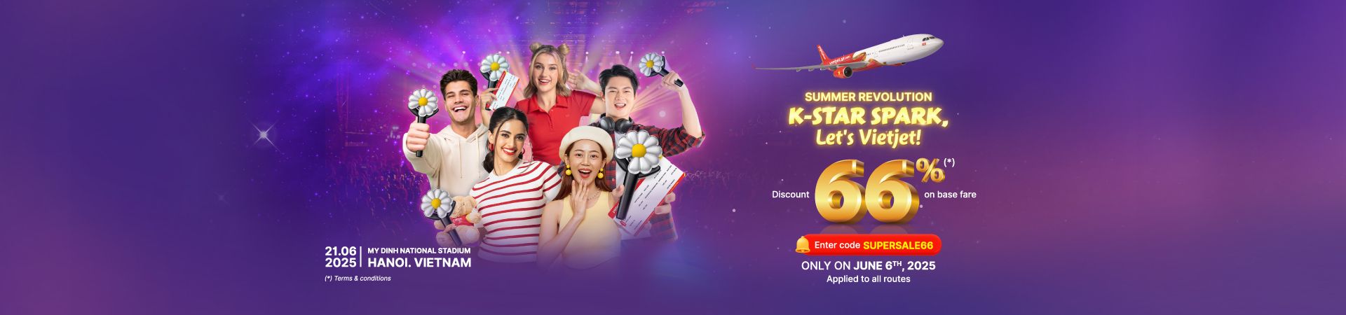 Summer revolution K-Star Spark, Let's Vietjet!