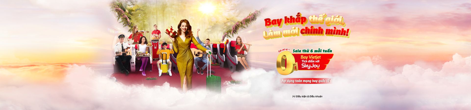 Bay khắp thế giới làm mới chính mình, ưu đãi thứ 6 mỗi tuần các đường bay đến Malaysia.