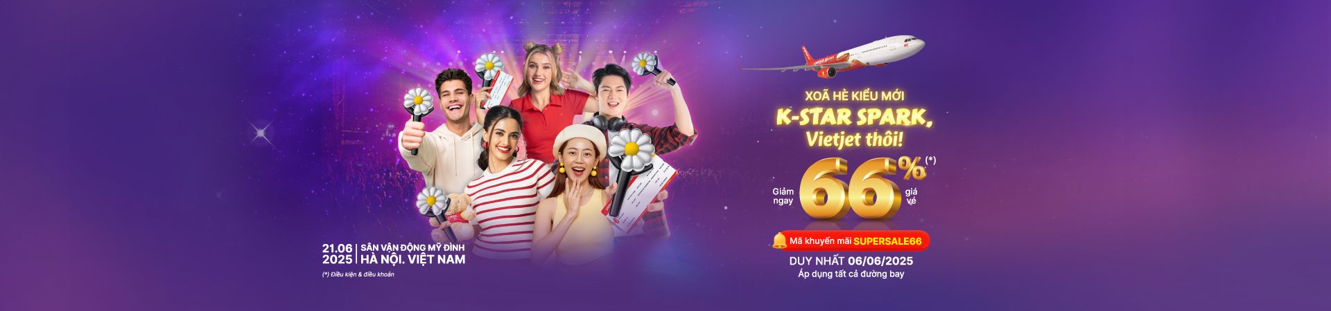 Xoã hè kiểu mới K-star Spark, Vietjet thôi!