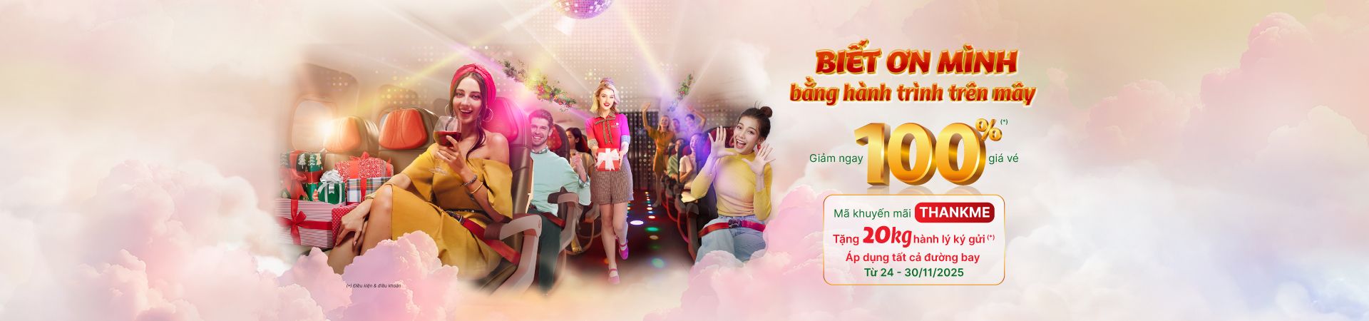 Biết ơn mình bằng hành trình trên mây