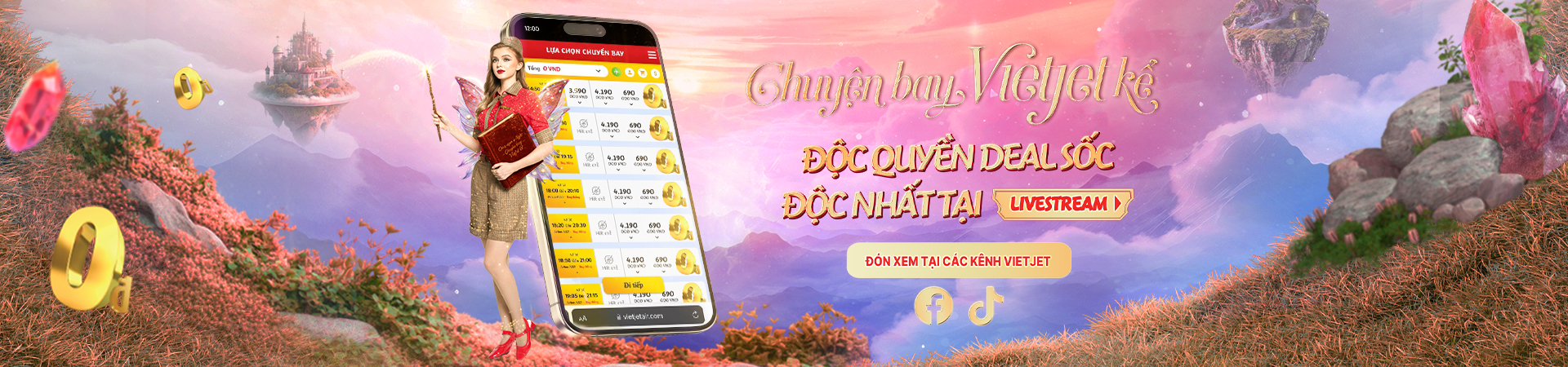 Vietjet Livestream | Chuyện Bay Vietjet Kể | Mega Livestream 06/06