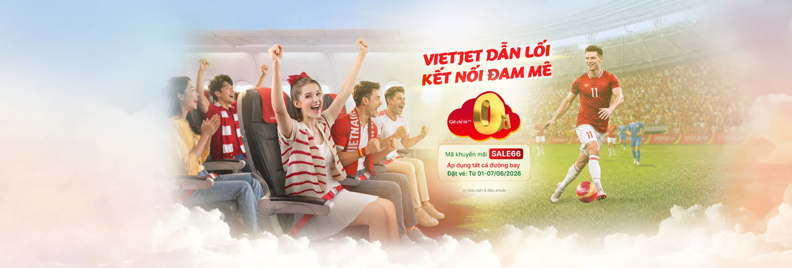 Vietjet dẫn lối kết nối đam mê